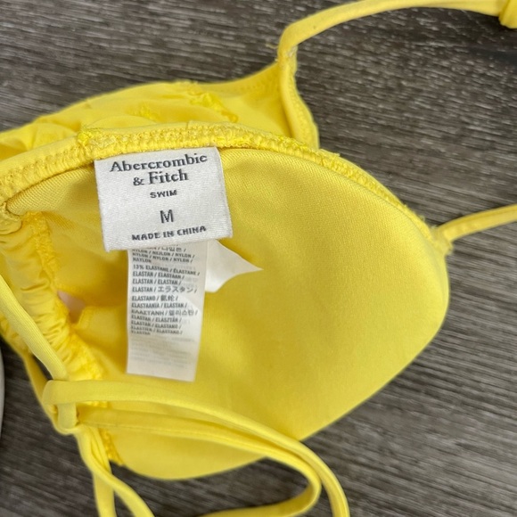 Yellow Ruffled Bikini Top - Picture 2 of 2